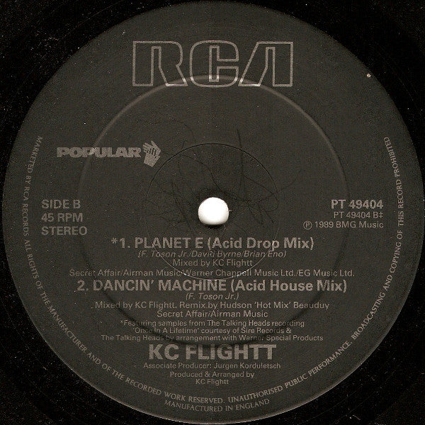 KC Flightt : Planet E (12")