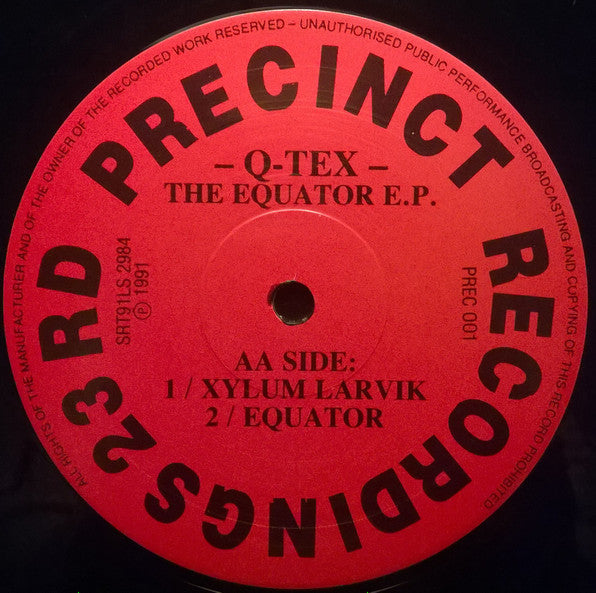 Q-Tex : Equator EP (12", EP)