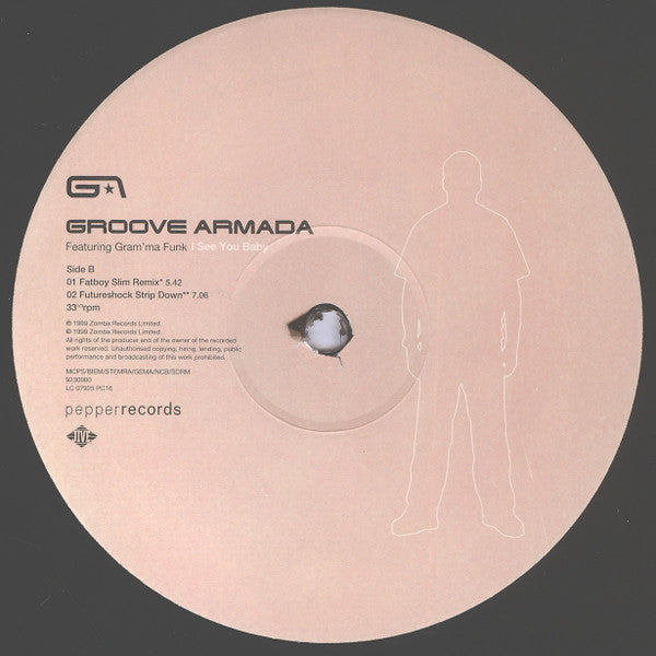 Groove Armada Featuring Gram'ma Funk : I See You Baby (12", Single)