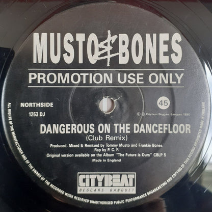 Musto & Bones : Dangerous On The Dancefloor (12", Promo)