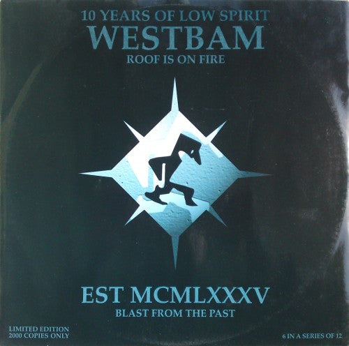 WestBam : Roof Is On Fire (12", Ltd)