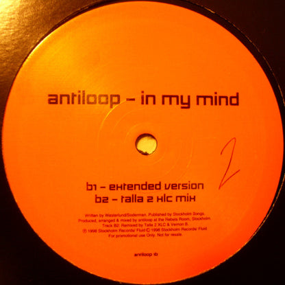 Antiloop : In My Mind (12", Promo)