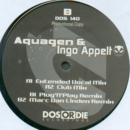 Aquagen & Ingo Appelt : Tanz Für Mich (12", Promo)