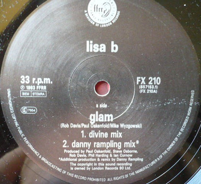 Lisa B : Glam (12")