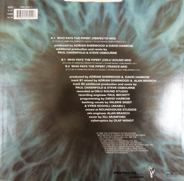 Gary Clail On-U Sound System* : Who Pays The Piper? (12", Single)