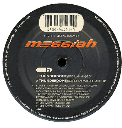 Messiah : Thunderdome (12")