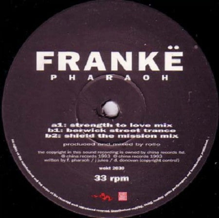 Frankë* : We're On A Mission (12")