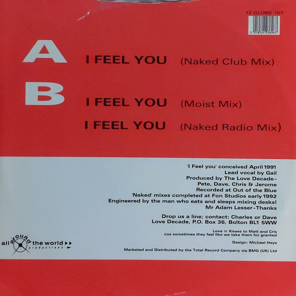 Love Decade : I Feel You (12")