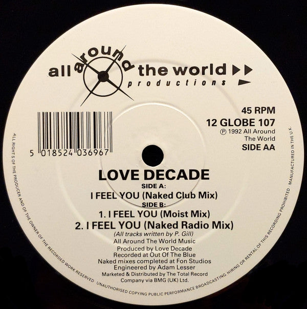 Love Decade : I Feel You (12")