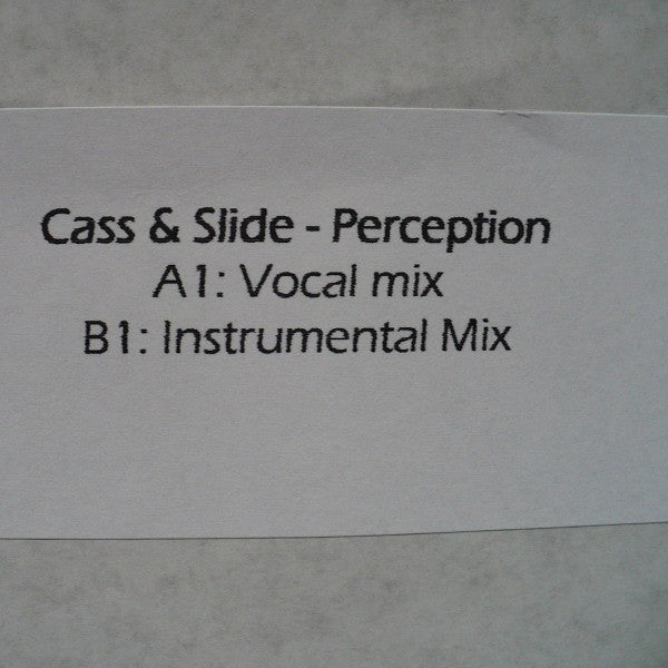 Cass & Slide : Perception (12", W/Lbl)