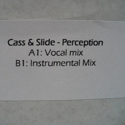 Cass & Slide : Perception (12", W/Lbl)