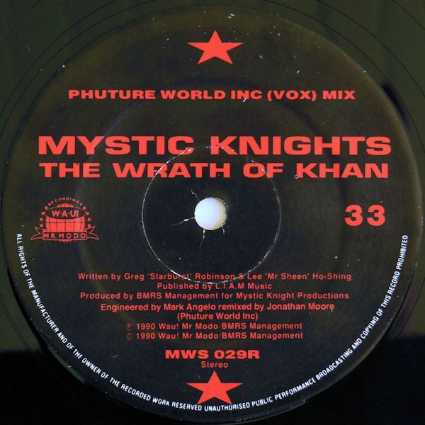 Mystic Knights : The Wrath Of Khan (Remixes) (12")