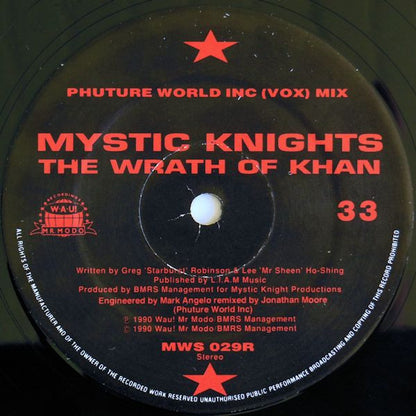 Mystic Knights : The Wrath Of Khan (Remixes) (12")
