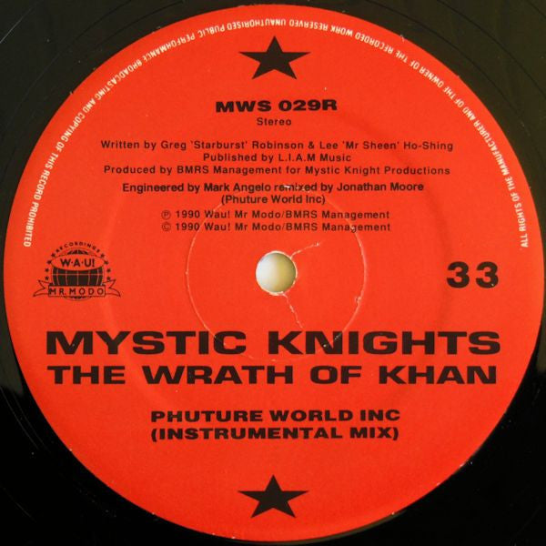Mystic Knights : The Wrath Of Khan (Remixes) (12")