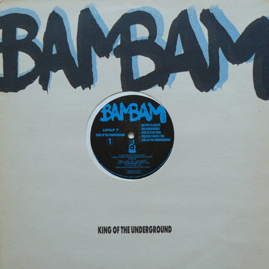 Bam Bam : King Of The Underground (LP, Album)