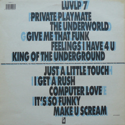 Bam Bam : King Of The Underground (LP, Album)