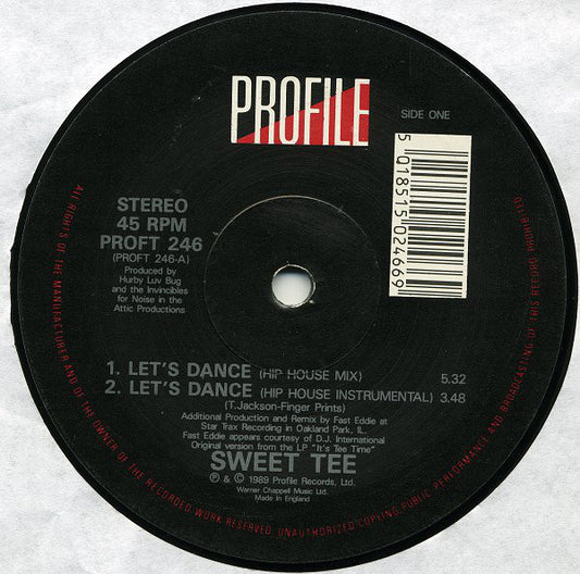 Sweet Tee : Let's Dance (12")