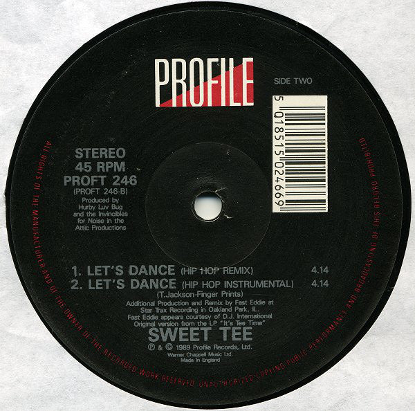 Sweet Tee : Let's Dance (12")