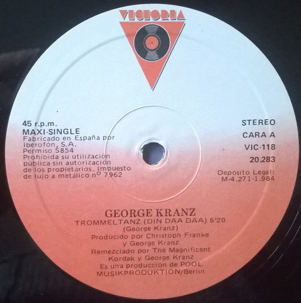 George Kranz : Din Daa Daa (Trommeltanz) (12", Maxi)