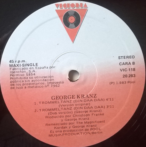 George Kranz : Din Daa Daa (Trommeltanz) (12", Maxi)