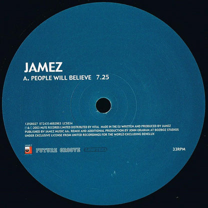 Jamez : People Will Believe (12")