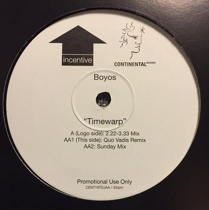 Boyos : Timewarp (12", Promo)