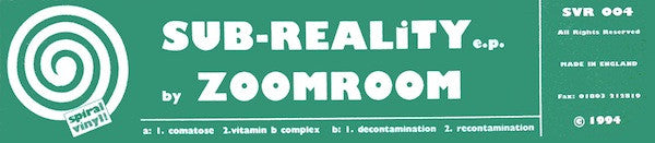 Zoomroom : Sub-Reality E.P. (12", EP)