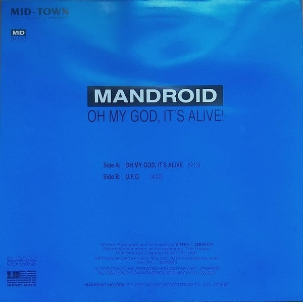 Mandroid (2) : Oh My God It's Alive! (12")