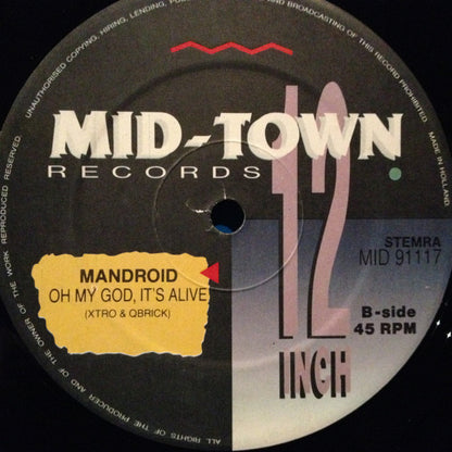 Mandroid (2) : Oh My God It's Alive! (12")