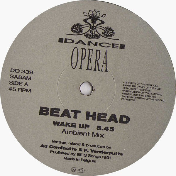 Beat Head* : Wake Up (12")