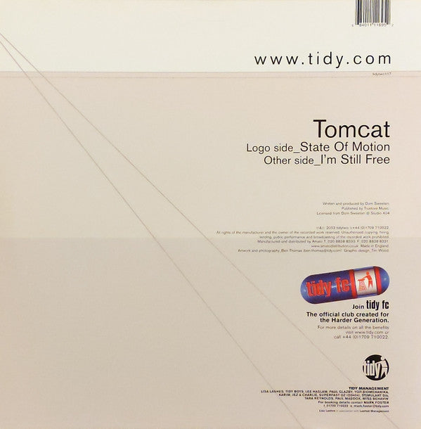 Tomcat (2) : State Of Motion / I'm Still Free (12", Single)