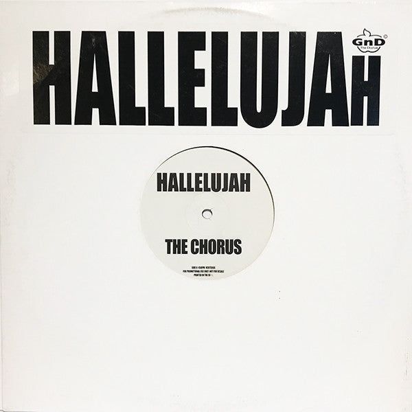 Gold 'n' Delicious : Hallelujah (12", S/Sided, Promo)
