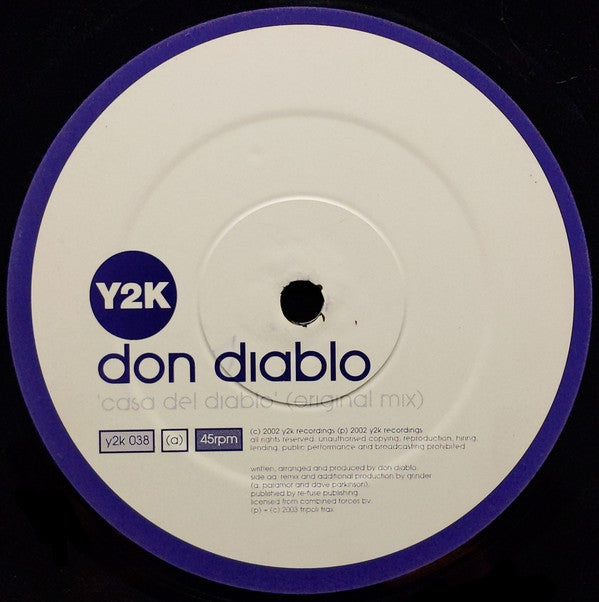 Don Diablo : Casa Del Diablo (12")