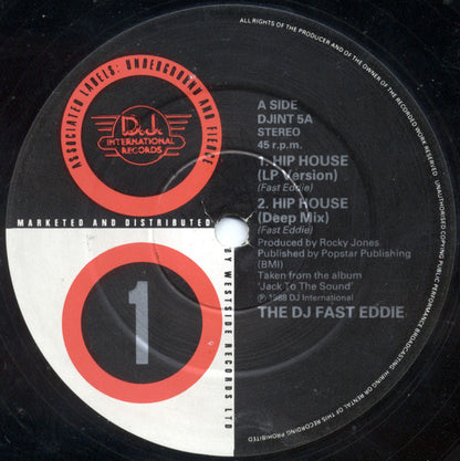 DJ Fast Eddie* : Hip House (12", Single)