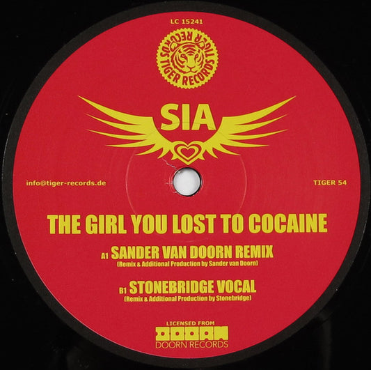 Sia : The Girl You Lost To Cocaine (12")
