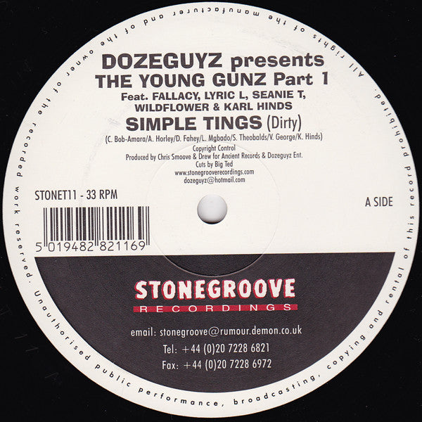 Dozeguyz : The Young Gunz (Part 1) (12")