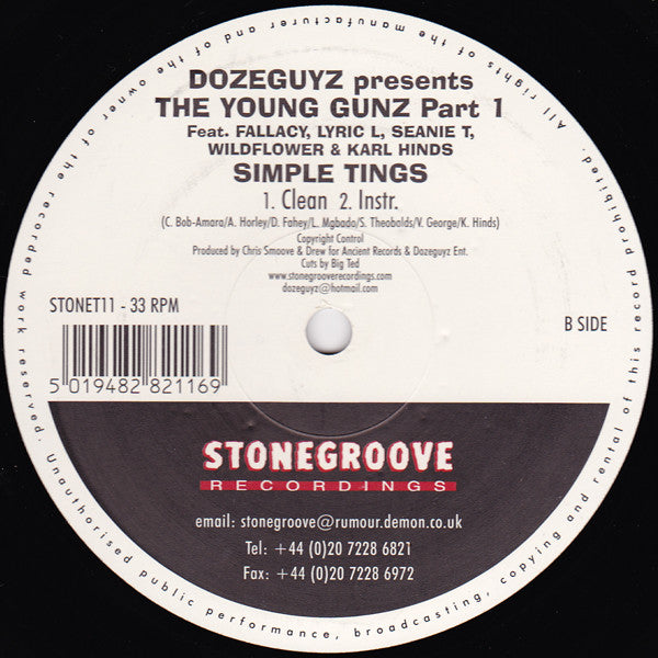 Dozeguyz : The Young Gunz (Part 1) (12")