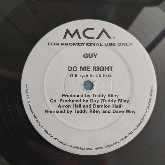 Heavy D. & The Boyz / Guy : Do Me Right / Now That We Found Love (12", Promo)