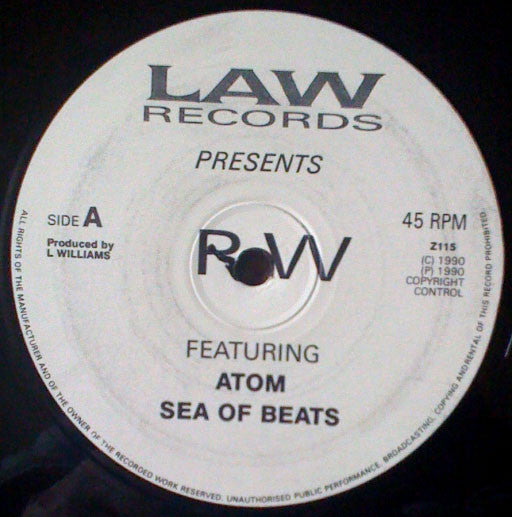 Phil Wells Featuring ATOM (20) / Phil Wells Featuring Kym Strickland : Sea Of Beats / Echo Of The Wave (12")