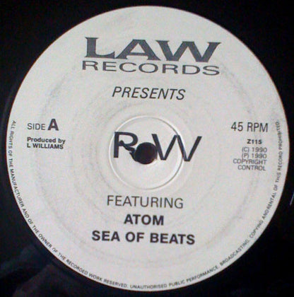 Phil Wells Featuring ATOM (20) / Phil Wells Featuring Kym Strickland : Sea Of Beats / Echo Of The Wave (12")