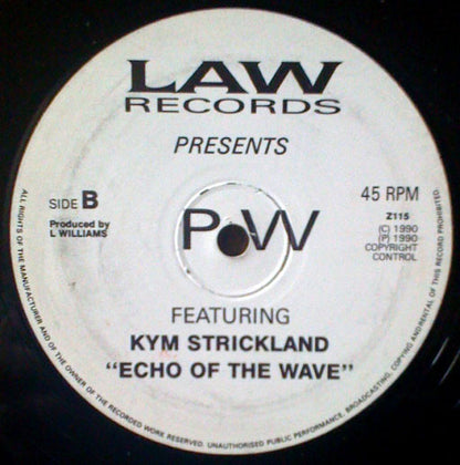 Phil Wells Featuring ATOM (20) / Phil Wells Featuring Kym Strickland : Sea Of Beats / Echo Of The Wave (12")