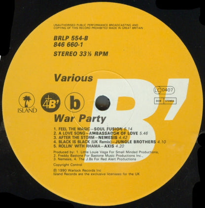 Various : 4th+B'way Present Warparty (2xLP, Comp, P/Mixed)