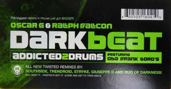 Oscar G & Ralph Falcon : Dark Beat (Remixes) (2x12")