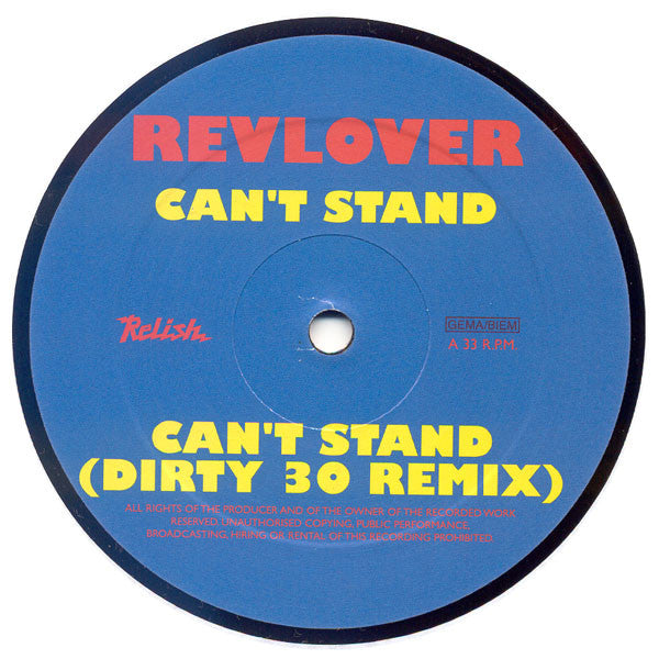 Revlover : Can't Stand (12")