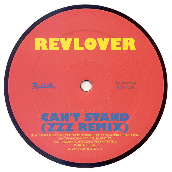 Revlover : Can't Stand (12")