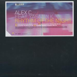 Alex C. Feat. Yasmin K. : Rhythm Of The Night (12")