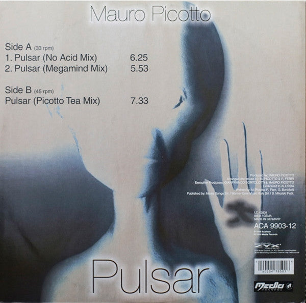 Mauro Picotto : Pulsar (12")