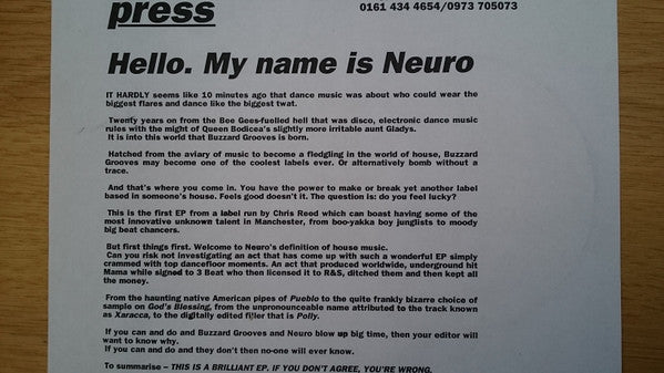 Neuro : Pueblo (12")
