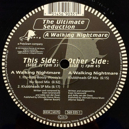The Ultimate Seduction : A Walking Nightmare (12")