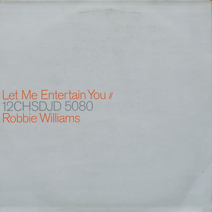 Robbie Williams : Let Me Entertain You (2x12", Promo)